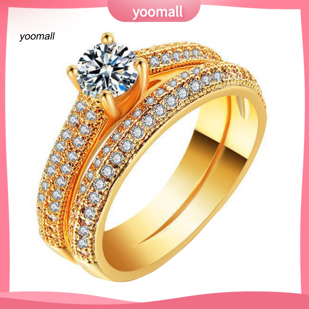 Set 2 Vòng Tay Đính Đá Lấp Lánh Thời Trang Cho Nữ