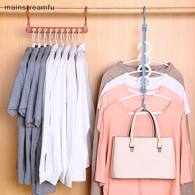 Móc Treo Quần Áo 9 Lỗ Đa Năng Mới