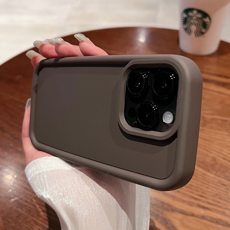 Ốp Điện Thoại Mềm Mặt Nhám Màu Trơn Đơn Giản Cho IPhone 14 Pro Max 13 12 11 Pro Max X XS XR Xsmax