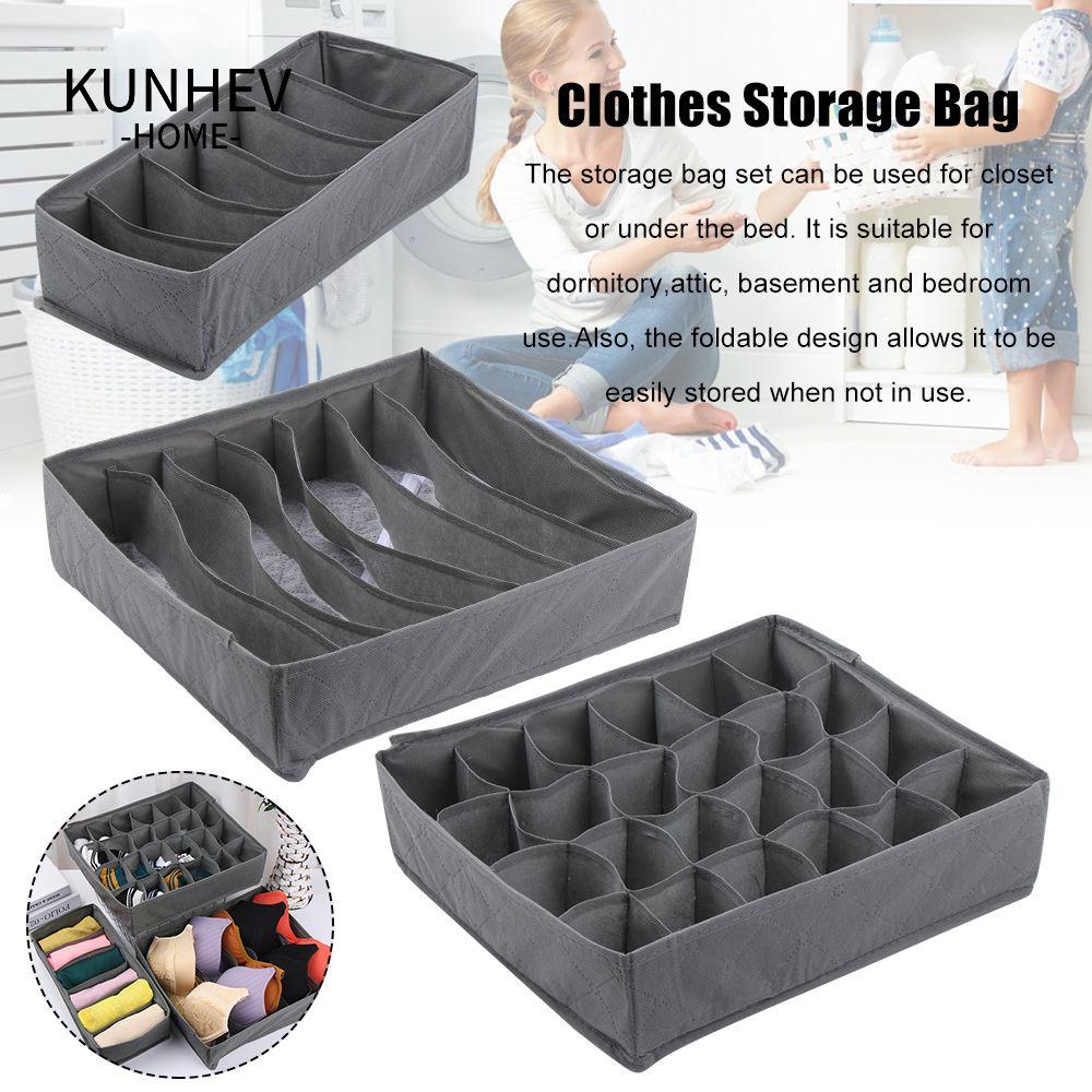 KUNHEV Túi Vải Không Dệt Đựng Gối Đa Năng Có Thể Gấp Gọn Tiện Dụng