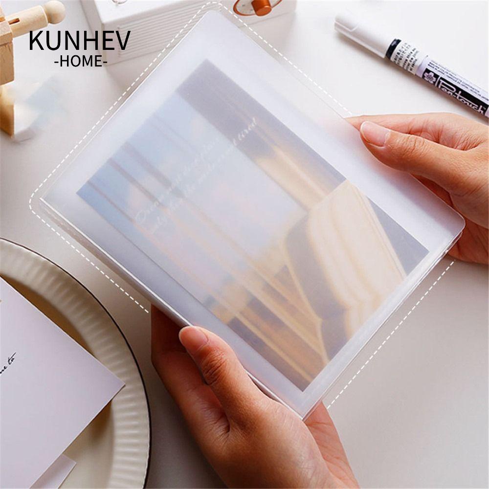 KUNHEV Sổ Đựng Ảnh 40 Trang Bằng Nhựa Dành Cho Học Sinh
