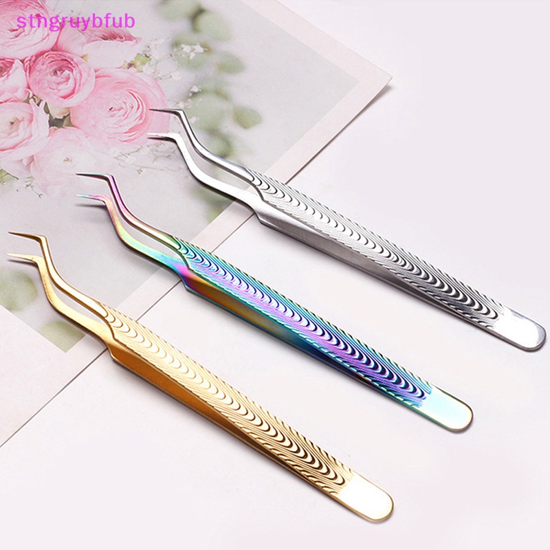 Nhíp Cong Bằng Thép Không Gỉ Chuyên Dụng Cho Nối Mi