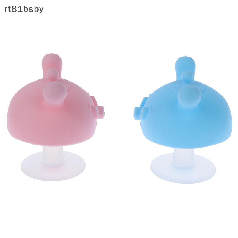 Đồ Chơi Gặm Nướu Hình Nấm Hoạt Hình Bằng Silicon Dành Cho Bé