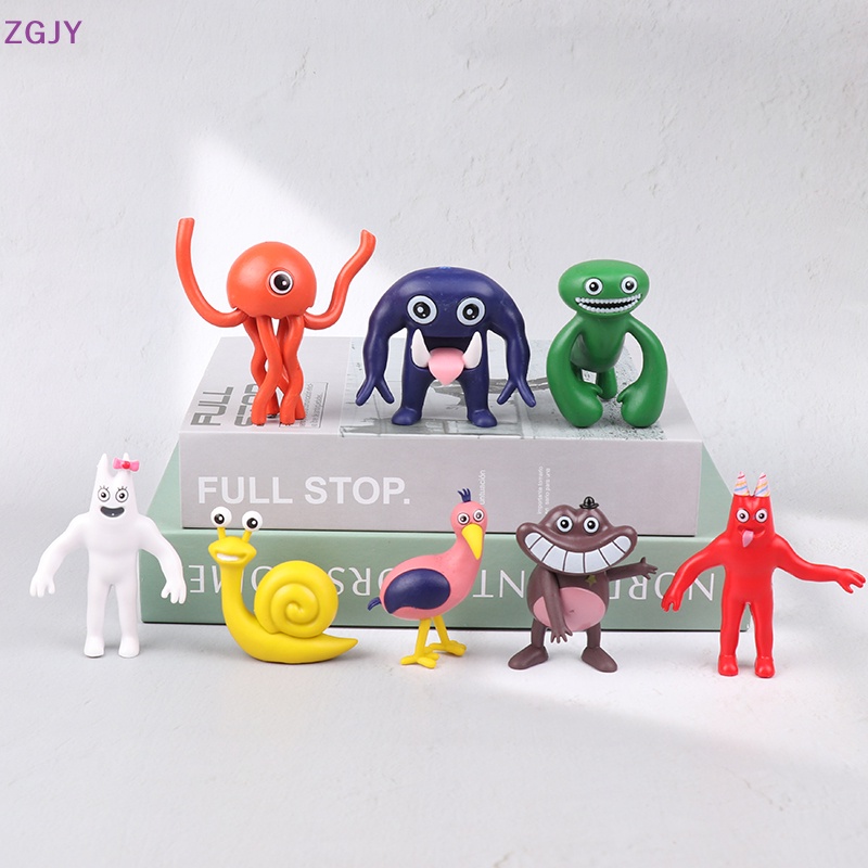 Set 8 Mô Hình Đồ Chơi Nhân Vật Hoạt Hình Garten Of Banban Bằng PVC Mới