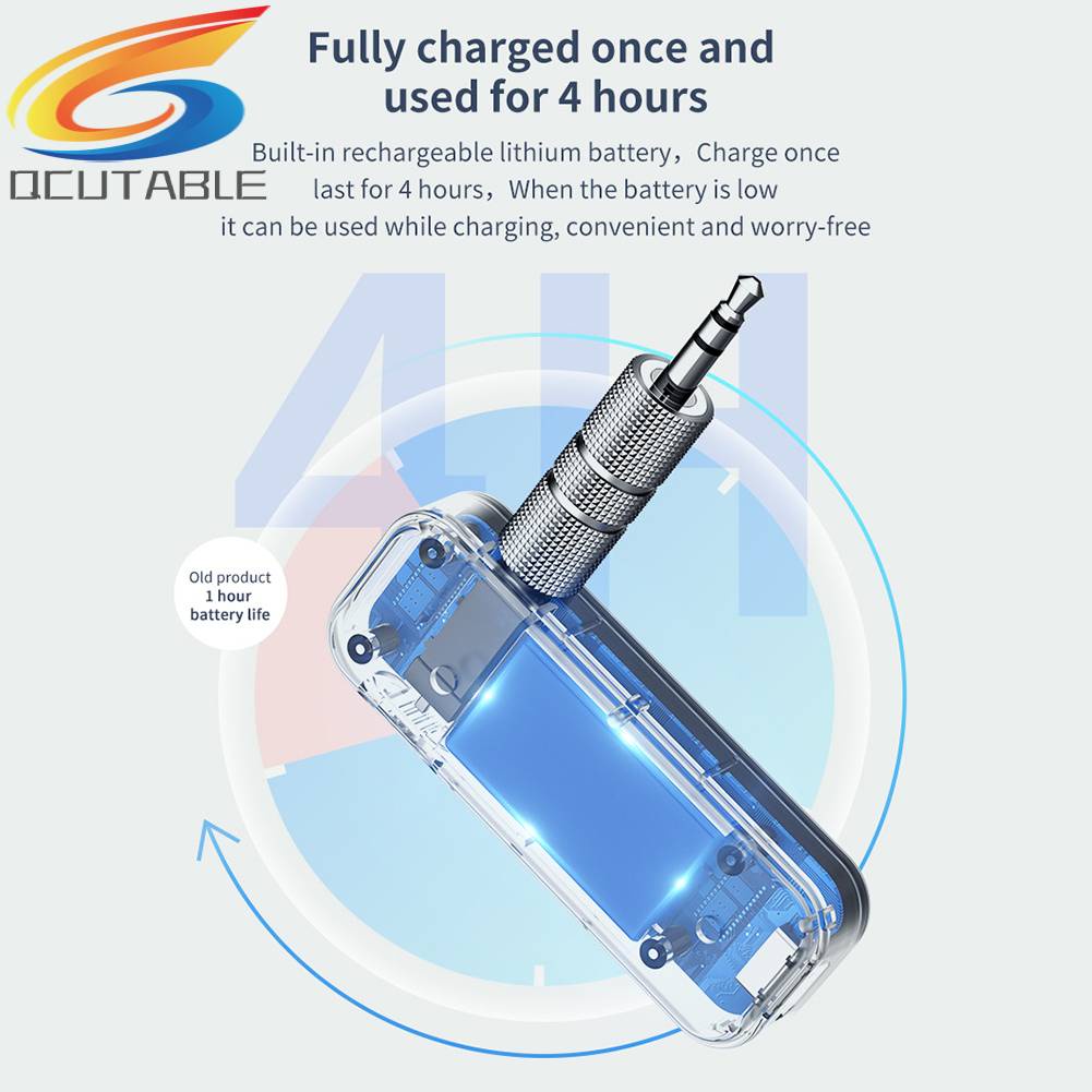 Thiết Bị Truyền Nhận Tín Hiệu Bluetooth 5.0 Jack 3.5mm Cho Xe Ô Tô