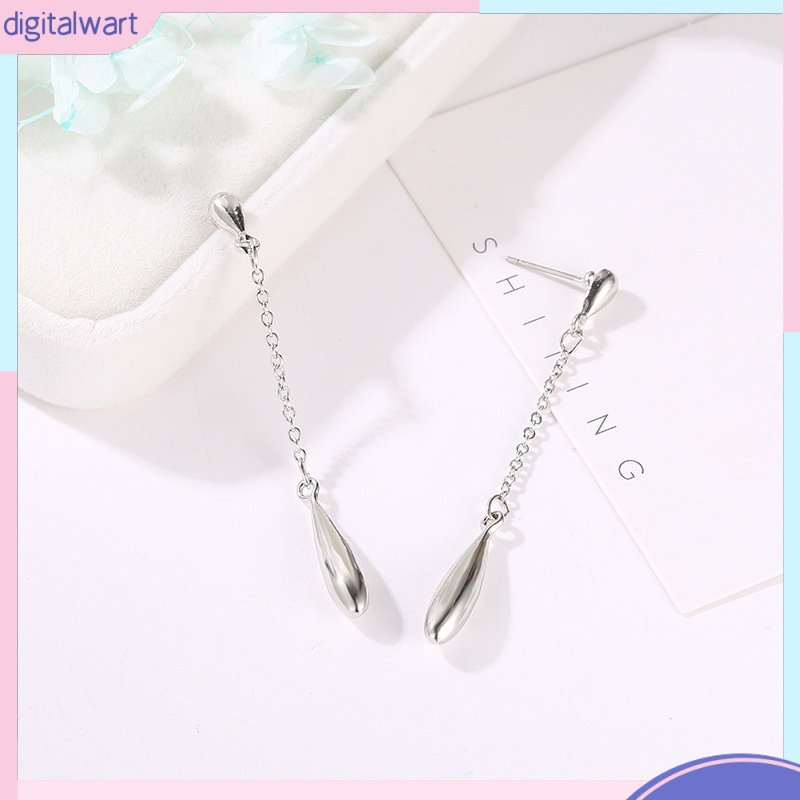 Bông Tai Dài Hình Giọt Nước Đơn Giản Dành Cho Nữ