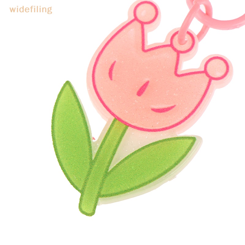 Móc Khóa Hình Bông Hoa / Vương Miện Màu Sắc Ngọt Ngào Xinh Xắn Cho Nữ