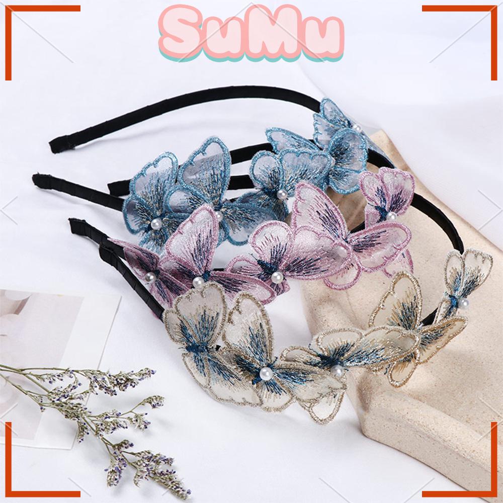 SUMU Kẹp Tóc Hình Bướm Thời Trang Cho Nữ