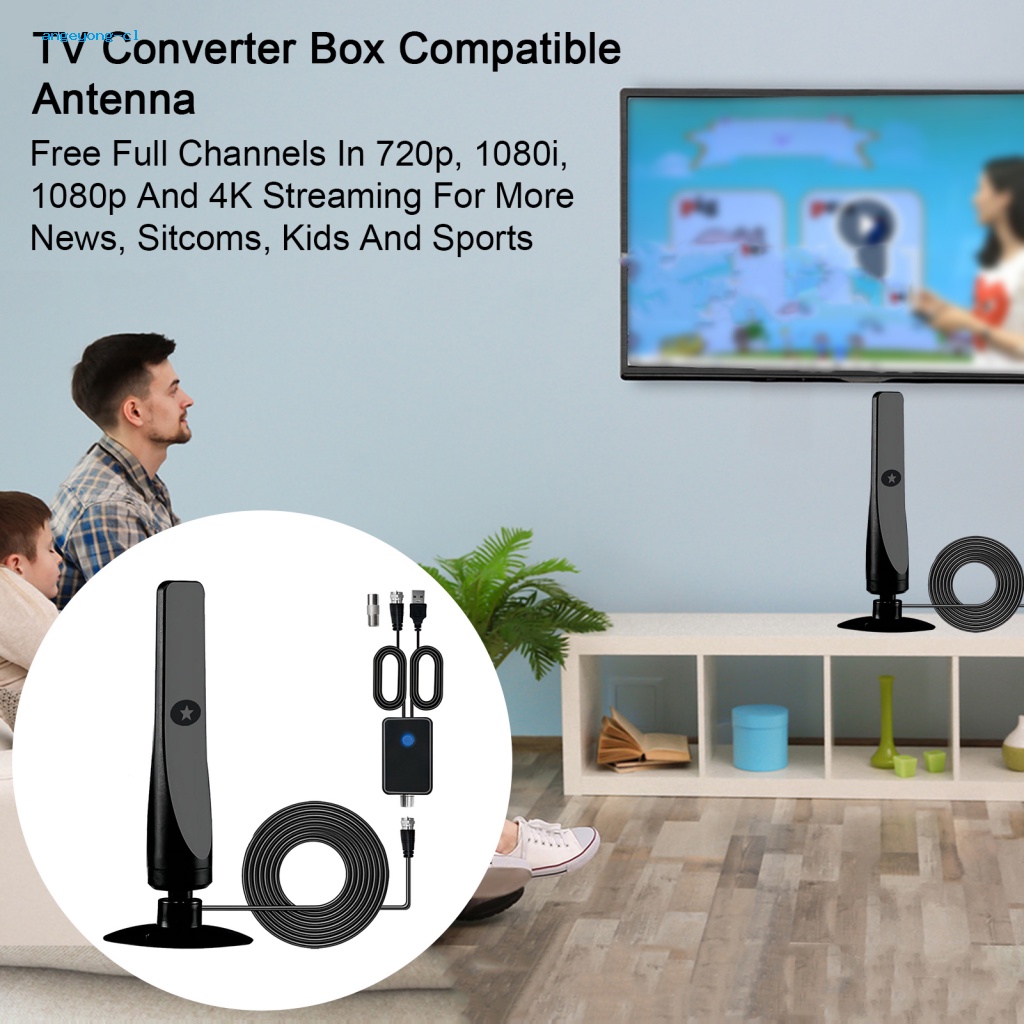 Ăng Ten Kỹ Thuật Số Khuếch Đại Tín Hiệu Hdtv Phạm Vi Rộng Cho Tv Gia Đình