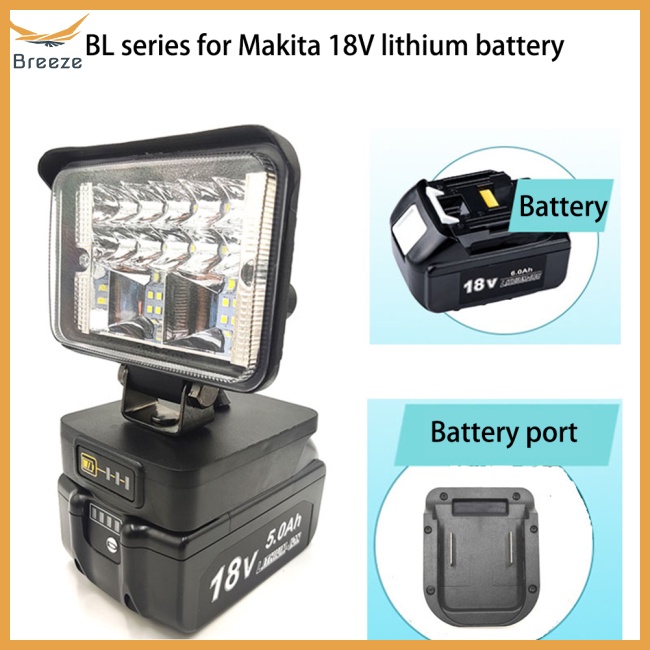 MAKITA Đèn Led Sử Dụng Pin Lithium 18v Bl Độ Sáng Cao Phù Hợp Cho Hoạt Động Ngoài Trời