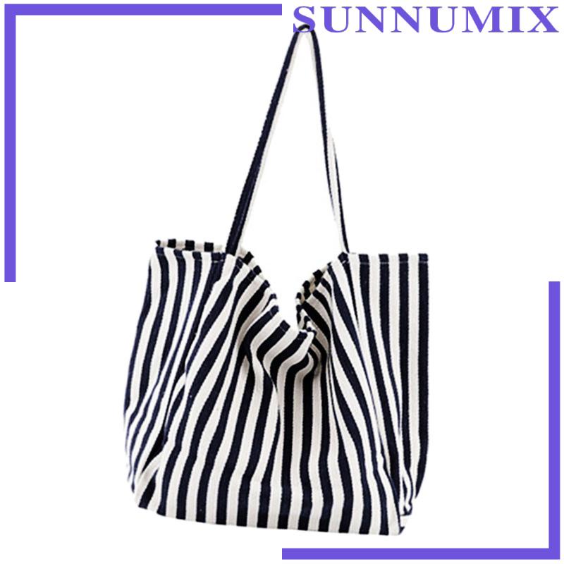 Túi Tote Vải Canvas Cỡ Lớn Thiết Kế Đơn Giản Thời Trang Đi Mua Sắm Hàng Ngày