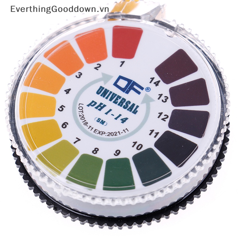 Everthinggooddown Dải Thử Nghiệm Kiểm Tra Nồng Độ ph 1-14 1 Cuộn / 5m