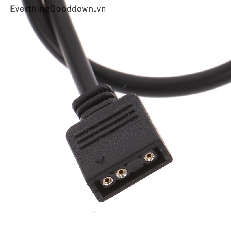 Everthinggood Cáp Chuyển Đổi RGB 5V 3Pin / 12V 4Pin RGB LED Strip Light Dài 30cm vn