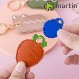 Móc khóa kèm ví đựng thẻ bằng da PU hình hoạt hình tiện dụng dễ thương