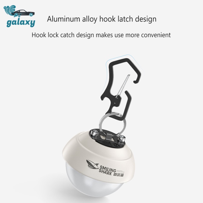 Galaxy Đèn Led Cắm Trại 6 Chế Độ Sáng Đa Năng Bằng Hợp Kim Nhôm Có Thể Điều Chỉnh Kèm Móc Thiết Kế Tiện Lợi