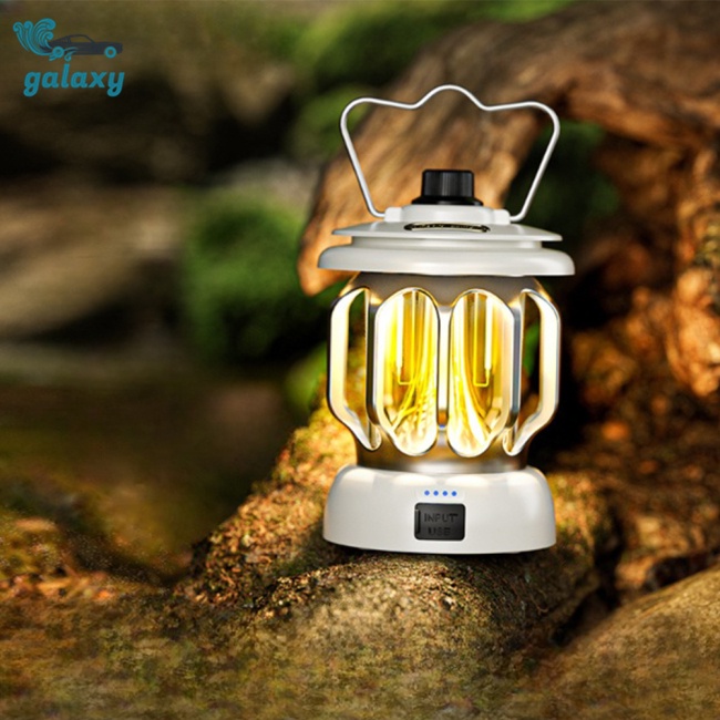 Galaxy Đèn Led Cắm Trại Sạc Usb Chống Nước Có Móc Treo