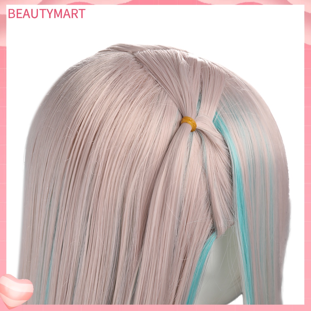 Tóc Giả Dài Thẳng Màu Gradient Bằng Sợi Tổng Hợp Thời Trang Cho Nữ