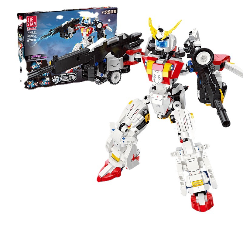 Đồ chơi lắp ráp mô hình  Robot Chiến Binh  Jiestar 67031 Super Deformed：Flaming Meteor