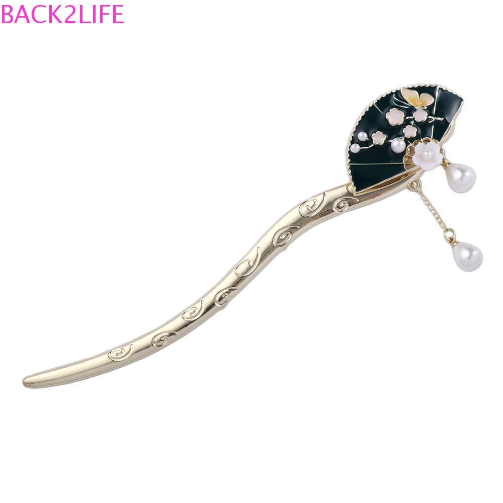 BACK2LIFE Trâm Cài Tóc Bằng Hợp Kim Phong Cách Trung Hoa Cổ Điển Cho Nữ