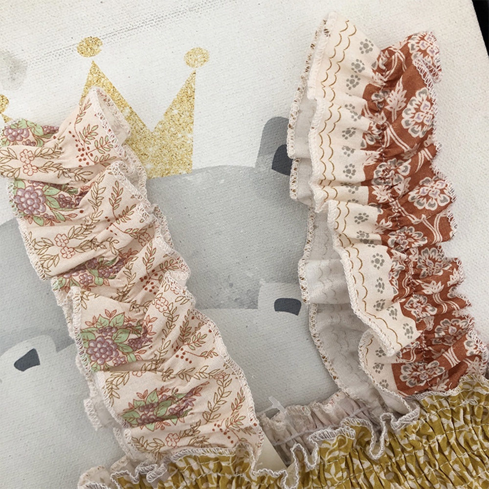 BEAR LEADER Áo Liền Quần Không Tay Dáng Rộng Phong Cách Dân Tộc Cho Bé Gái 2-7 Tuổi