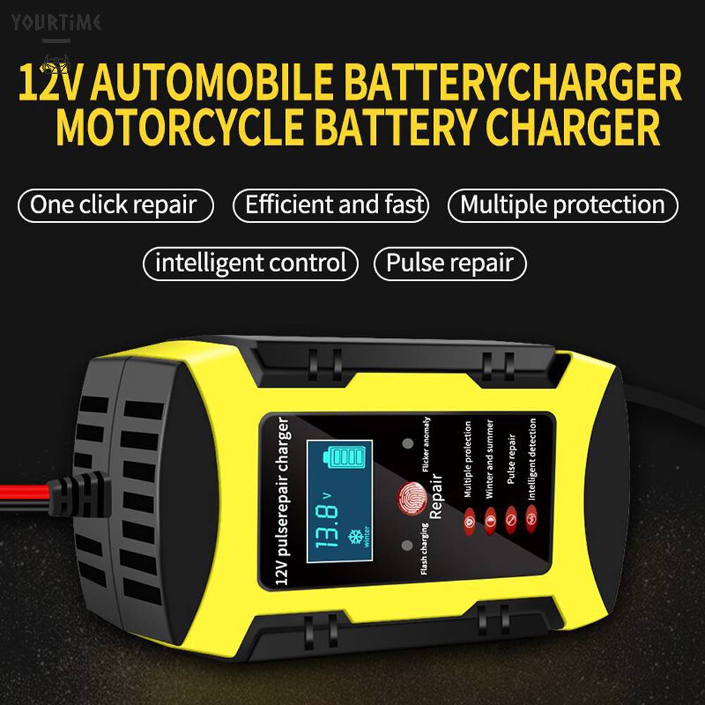 Bộ Sạc Pin Thông Minh 12V 6A Cho Xe Hơi Sự Bảo Vệ