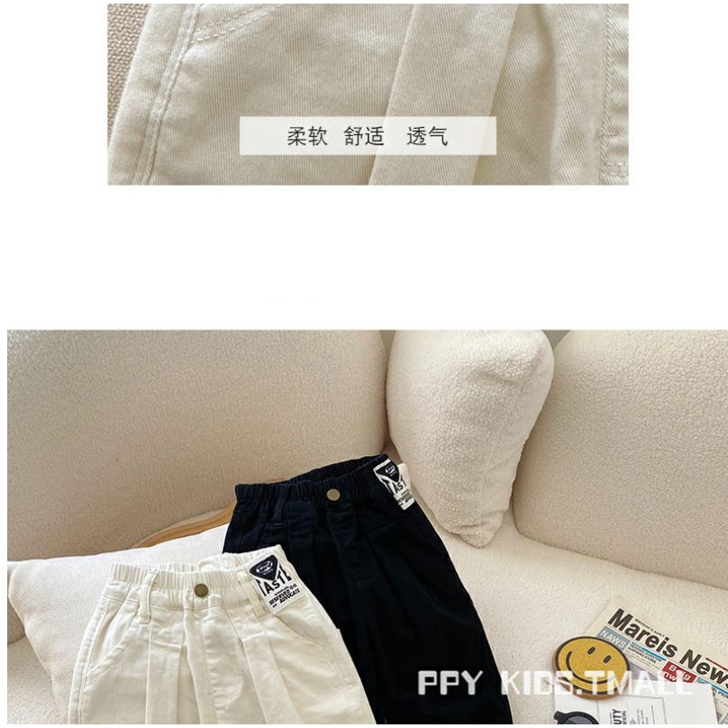 Quần Dài Thời Trang Xuân Hè Phong Cách Hàn Quốc Dành Cho Bé Trai
