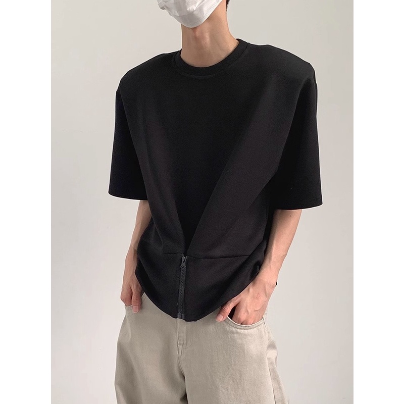 Áo Thun Nam Tay Ngắn Dáng Rộng Thời Trang Phong Cách Hàn Quốc