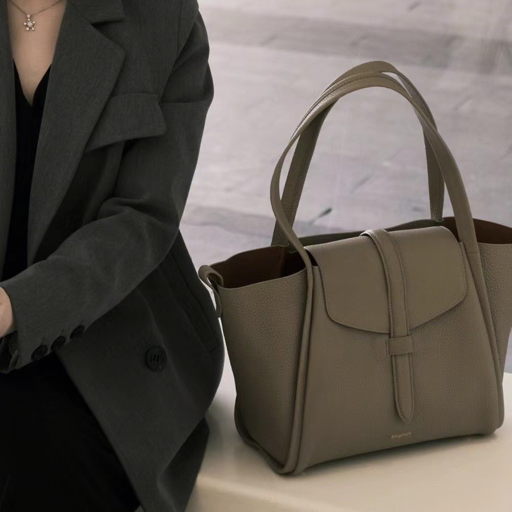 Songmont Túi Xách Da Bò Cỡ Lớn Thiết Kế Đơn Giản Thời Trang Cho Nữ