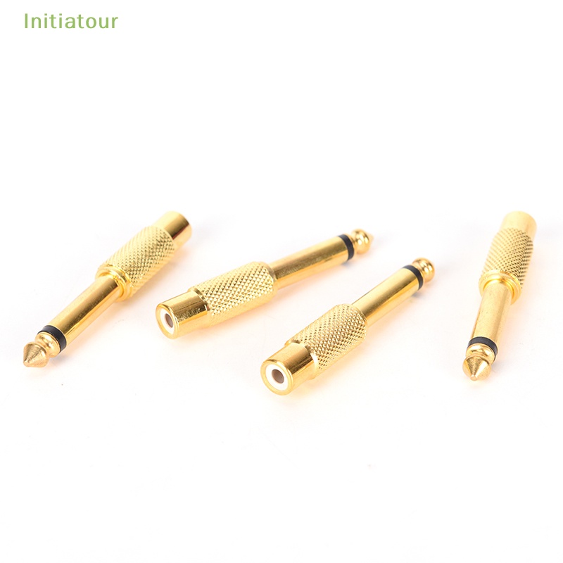 Set 10 Đầu Nối Chuyển Đổi Âm Thanh RCA Female Sang 6.35mm Mono MaleBán Chạy