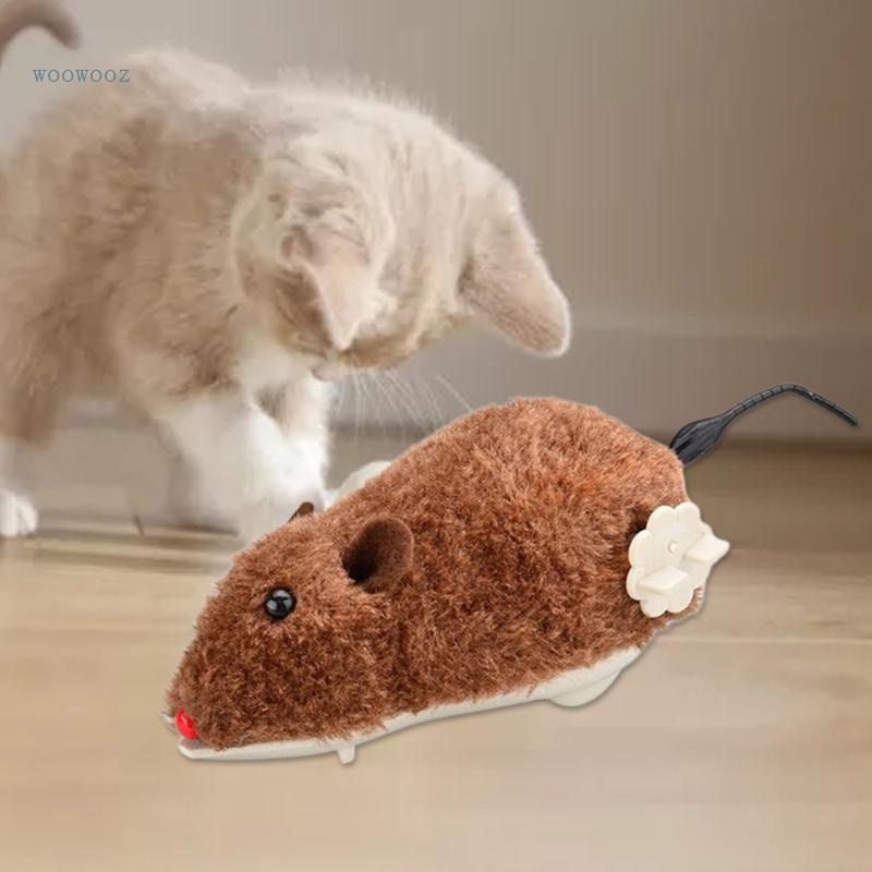 Đồ Chơi Chuột Thợ Săn Dây Cót Vui Nhộn Cho Mèo Cưng