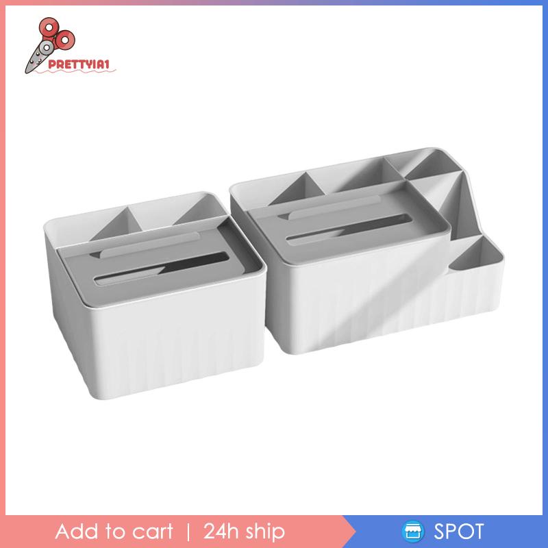 1 [Prettyia1] 2 Hộp Đựng Khăn Giấy Để Bàn Sắp Xếp Gọn Gàng Cho Nhà Bếp Văn Phòng