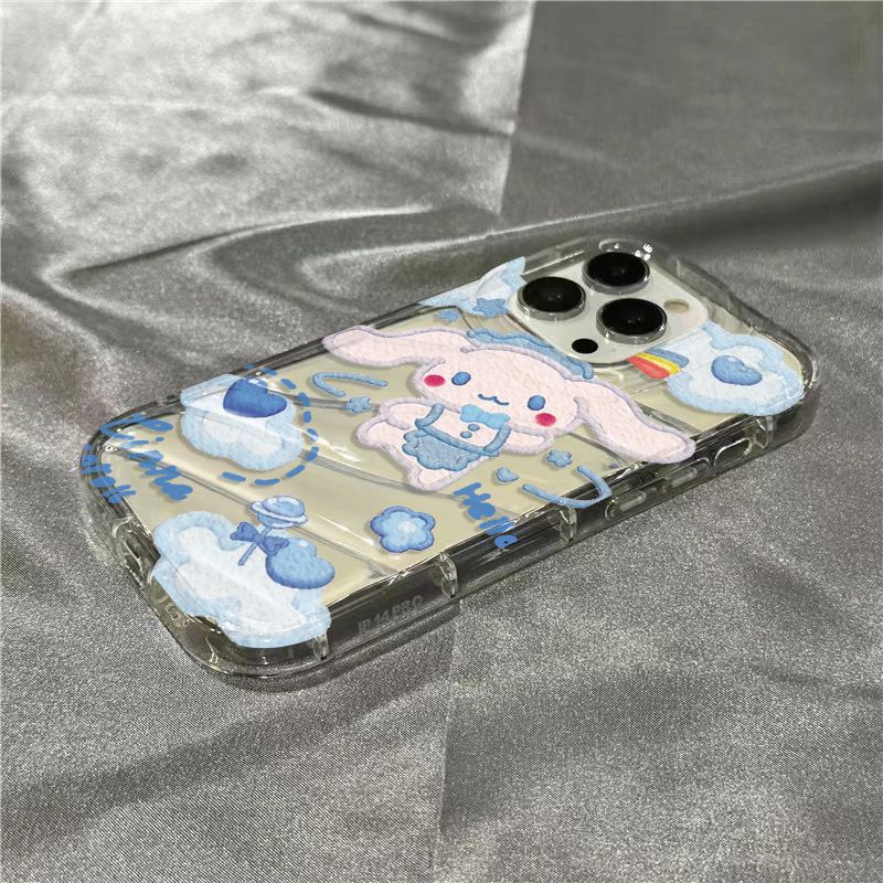 Ốp Điện Thoại Mềm Trong Suốt Hình Cún Cinnamon Cho iPhone14promax / xr8sins / 1312 117