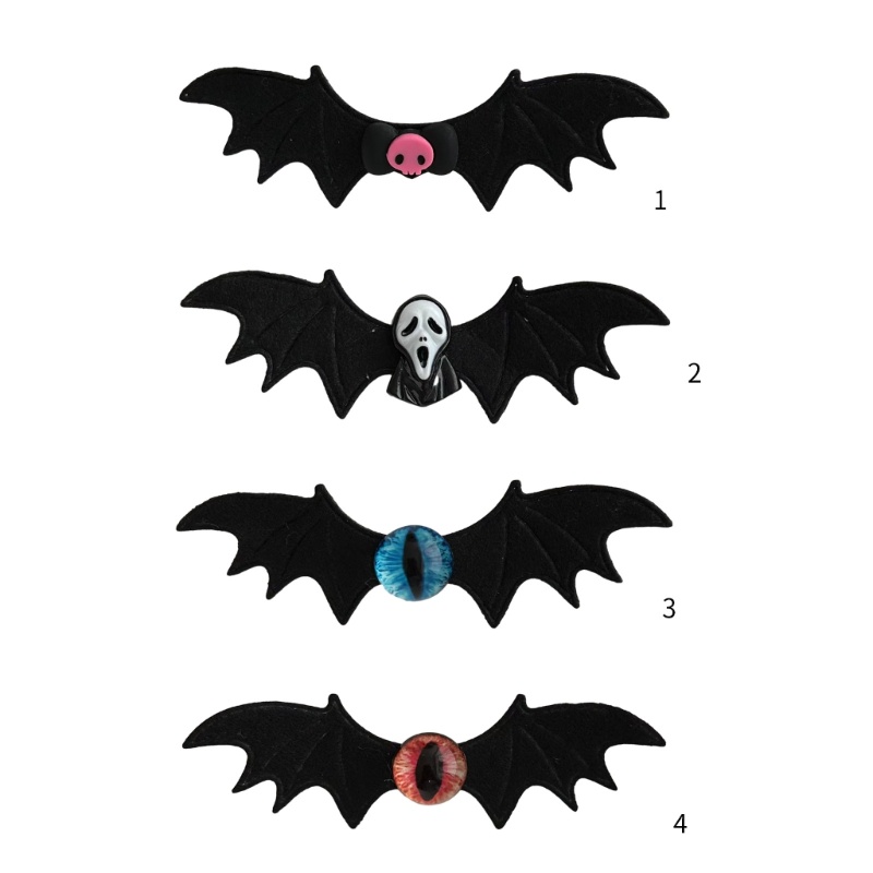 Kẹp Tóc Hóa Trang Phong Cách Gothic Punk Halloween Cho Bé Gái