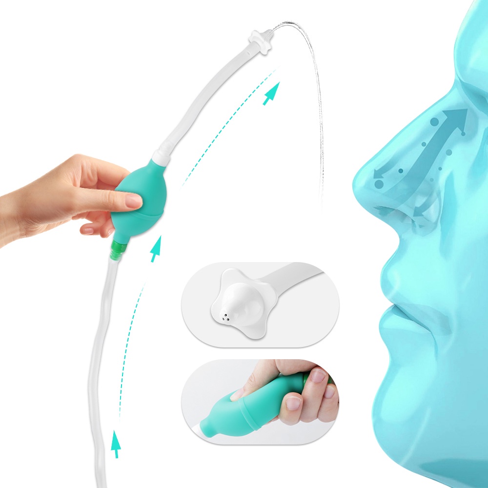 Salorie Máy Rửa Mũi Túi Khí Cầm Tay Vệ Sinh Mũi Cho Trẻ Em Người Chăm Sóc Rửa Mũi