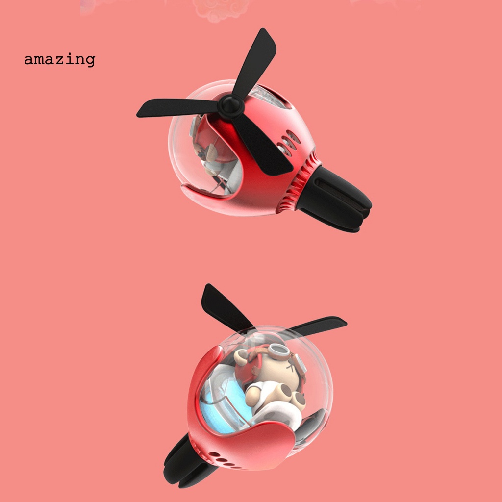 1 Bộ Máy Khuếch Tán Tinh Dầu Hình Gấu Dễ Lắp Đặt Có Đèn 6 Màu Cho Xe Hơi