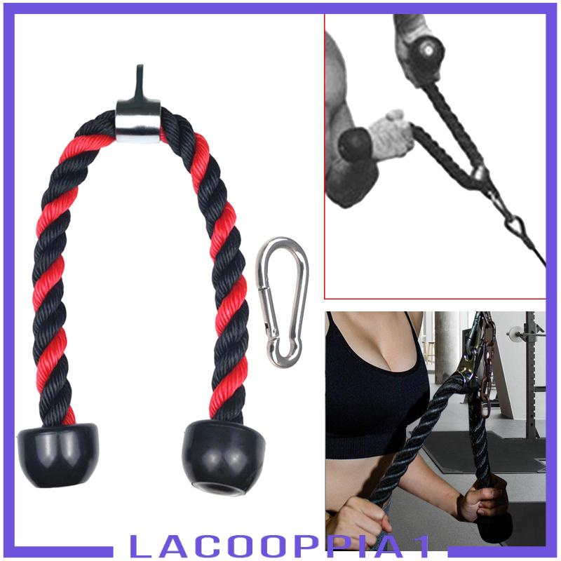 Dây Kéo Với Móc Khóa Ròng Rọc Chịu Tải Nặng Hỗ Trợ Luyện Tập Thể Hình