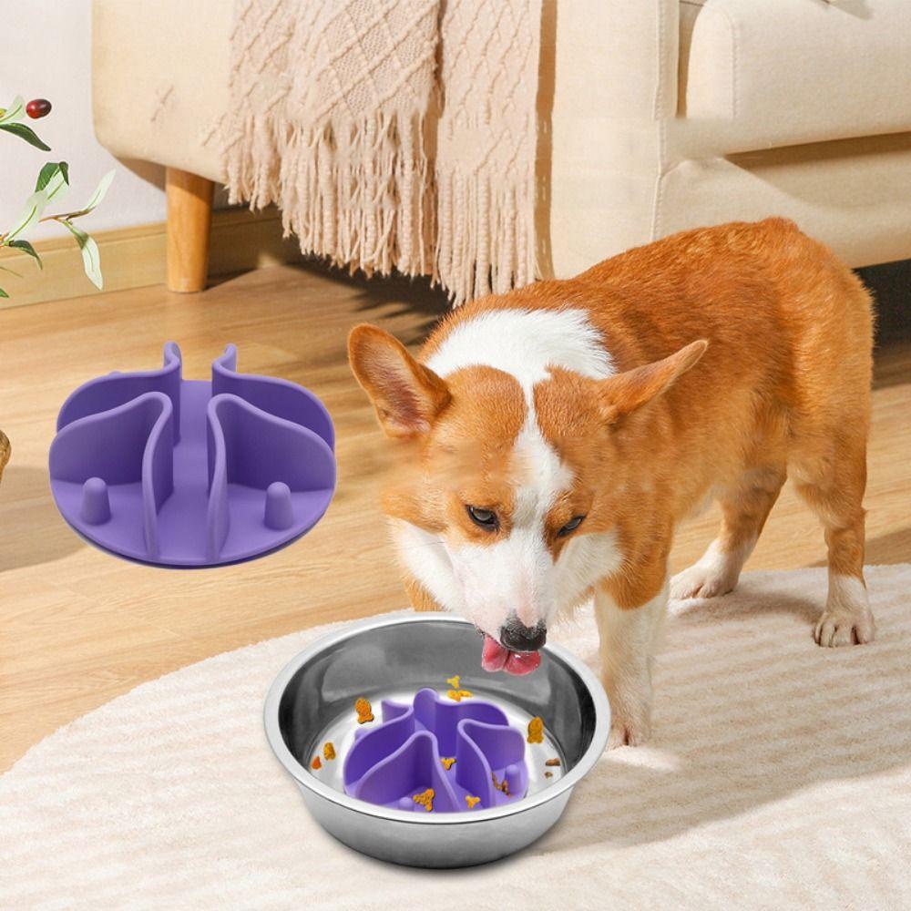 Tấm Thảm Silicon Mềm Chống Sặc Chống Trượt Có Giác Hút Cho Cún Cưng