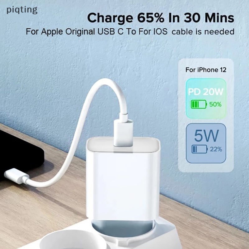 Dây Cáp Sạc Piqt PD 20W Dành Cho IOS USB C