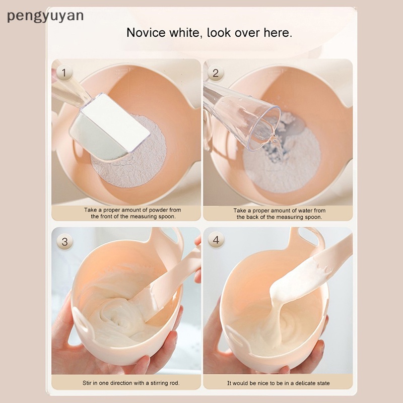 Bộ Dụng Cụ Tô Trộn Đắp Mặt Nạ 4 Trong 1 DIY