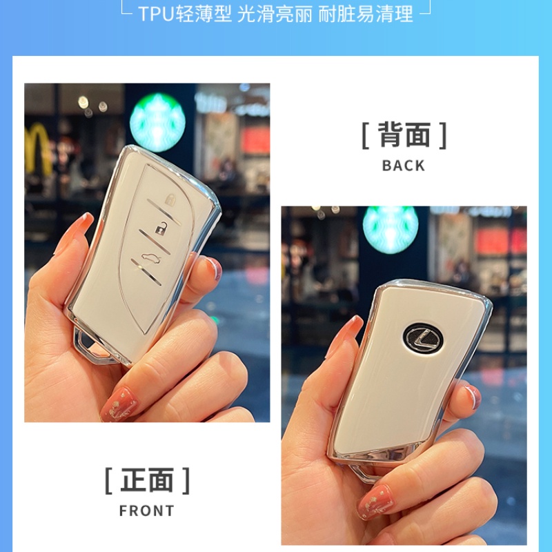 Vỏ Bảo Vệ Chìa Khóa Thông Minh Cho Xe Hơi Lexus Es200 Es300h Rx300 Nx200 Nx570 Rx350