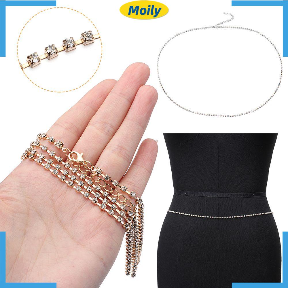 MOILYVN Dây Chuyền Toàn Thân Đính Đá Thời Trang Mùa Hè Cho Nữ
