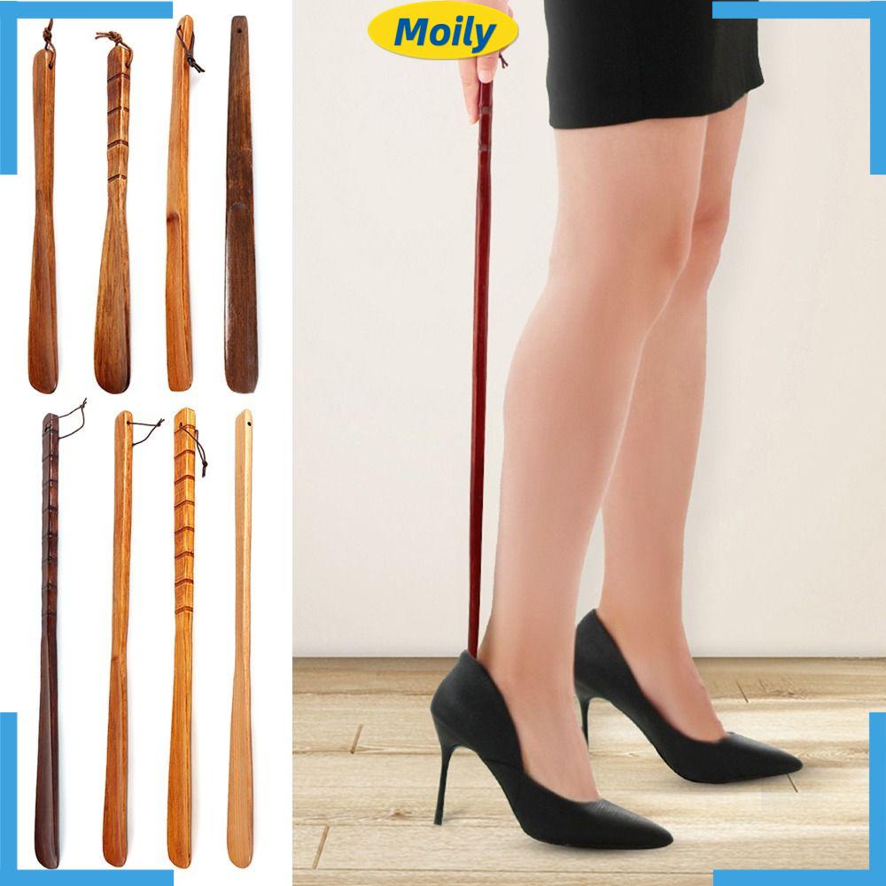 Moilyvn Còi Gỗ Nhấc Giầy Chuyên Nghiệp Dễ Tháo Rời Có Móc Treo