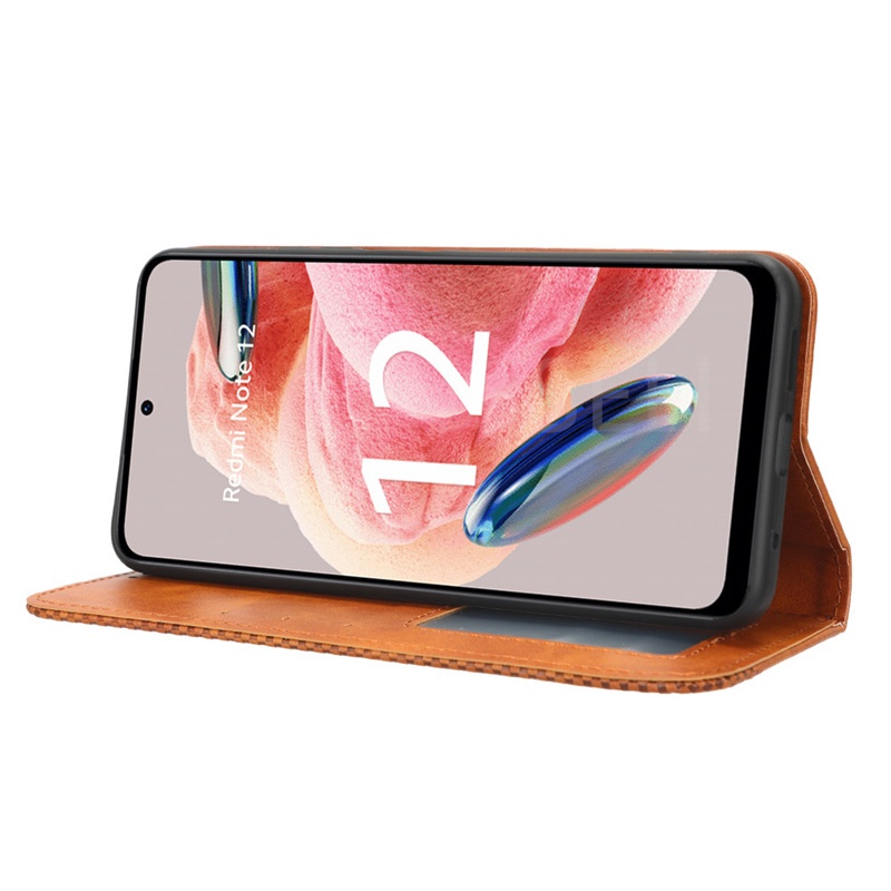 Ốp Dạng Lật Bằng Da PU Dành Cho Xiaomi Redmi 12 Redmi12 4G
