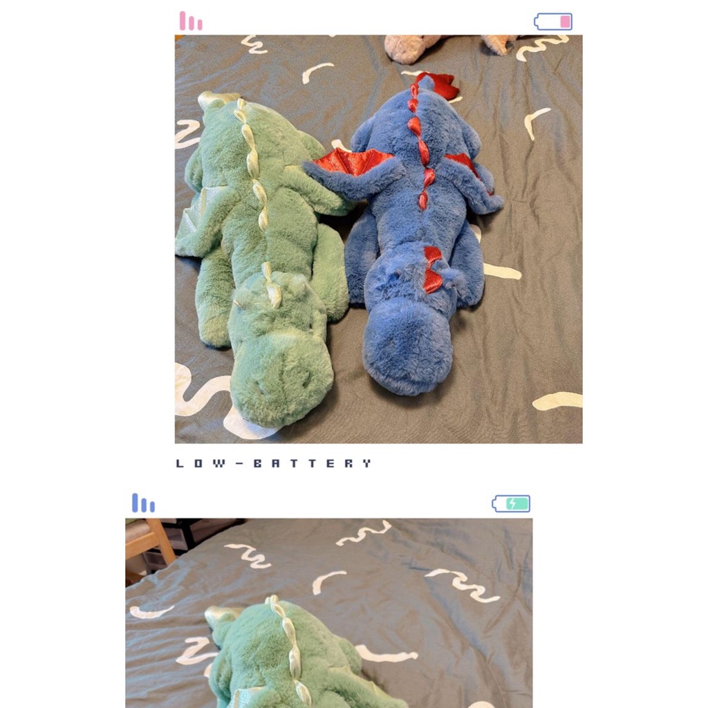 Đồ Chơi Khủng Long Nhồi Bông Mềm Mại Đáng Yêu