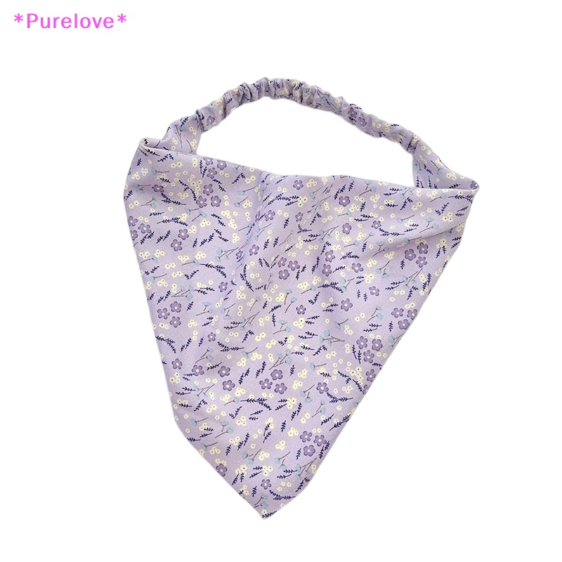 Băng Đô Co Giãn In Họa Tiết Hoa Xinh Xắn Cho Nữ Mới