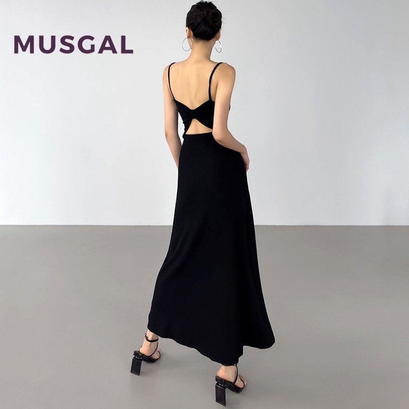 Đầm Maxi Hở Lưng Phong Cách Mới 2023 Cho Nữ