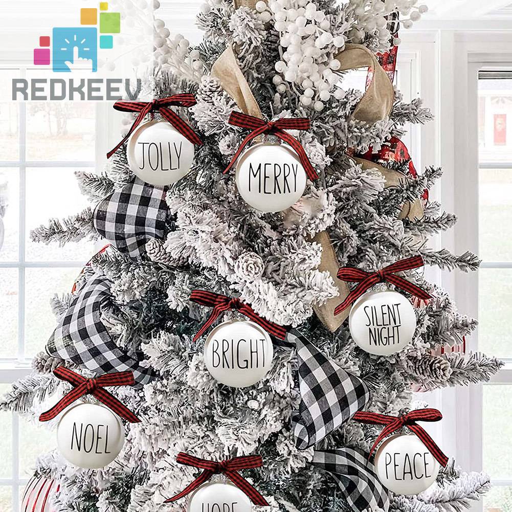 Bộ 12 Trái Châu Trang Trí Cây Thông Giáng Sinh Lãng Mạn