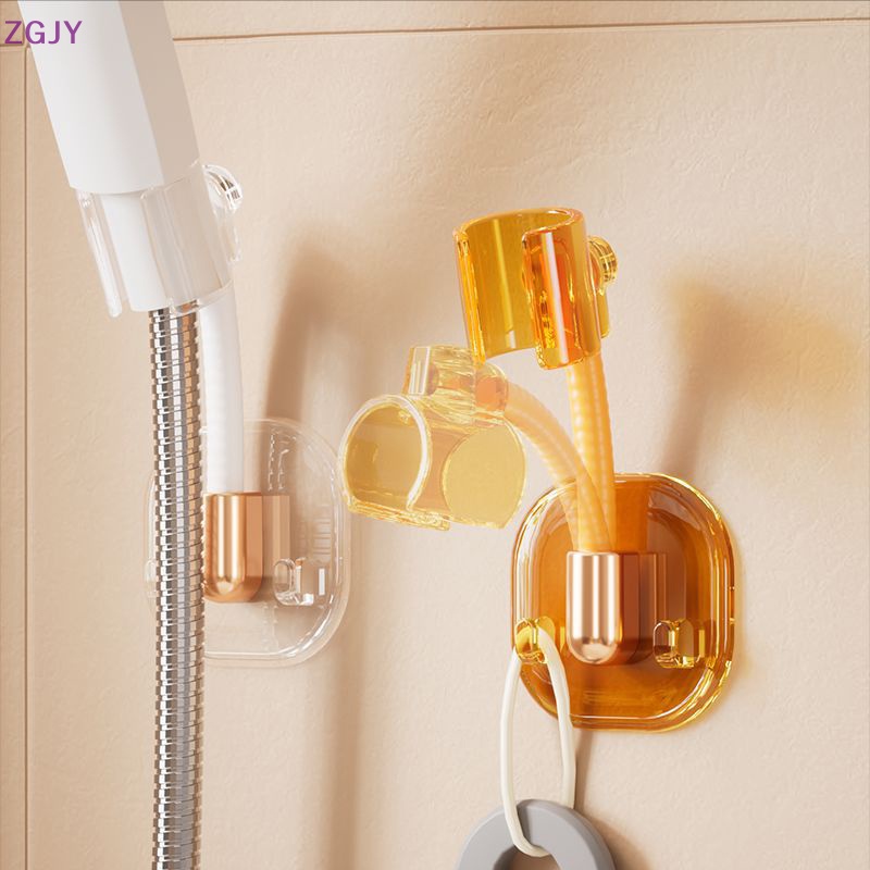 Thiết Bị Đa Năng Xoay 360 Độ ZGJY° Giá Đỡ Đầu Vòi Hoa Sen Gắn Tường Tự Dính Có 2 Móc Tiện Dụng Cho Phòng Tắm Mới