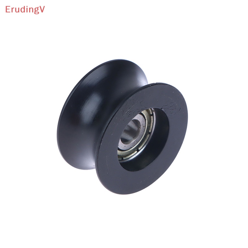 Bánh Xe Cao Su Nylon Bọc Nhựa Có Rãnh Chữ U Đường Kính 14mm 5 * 26 * 13