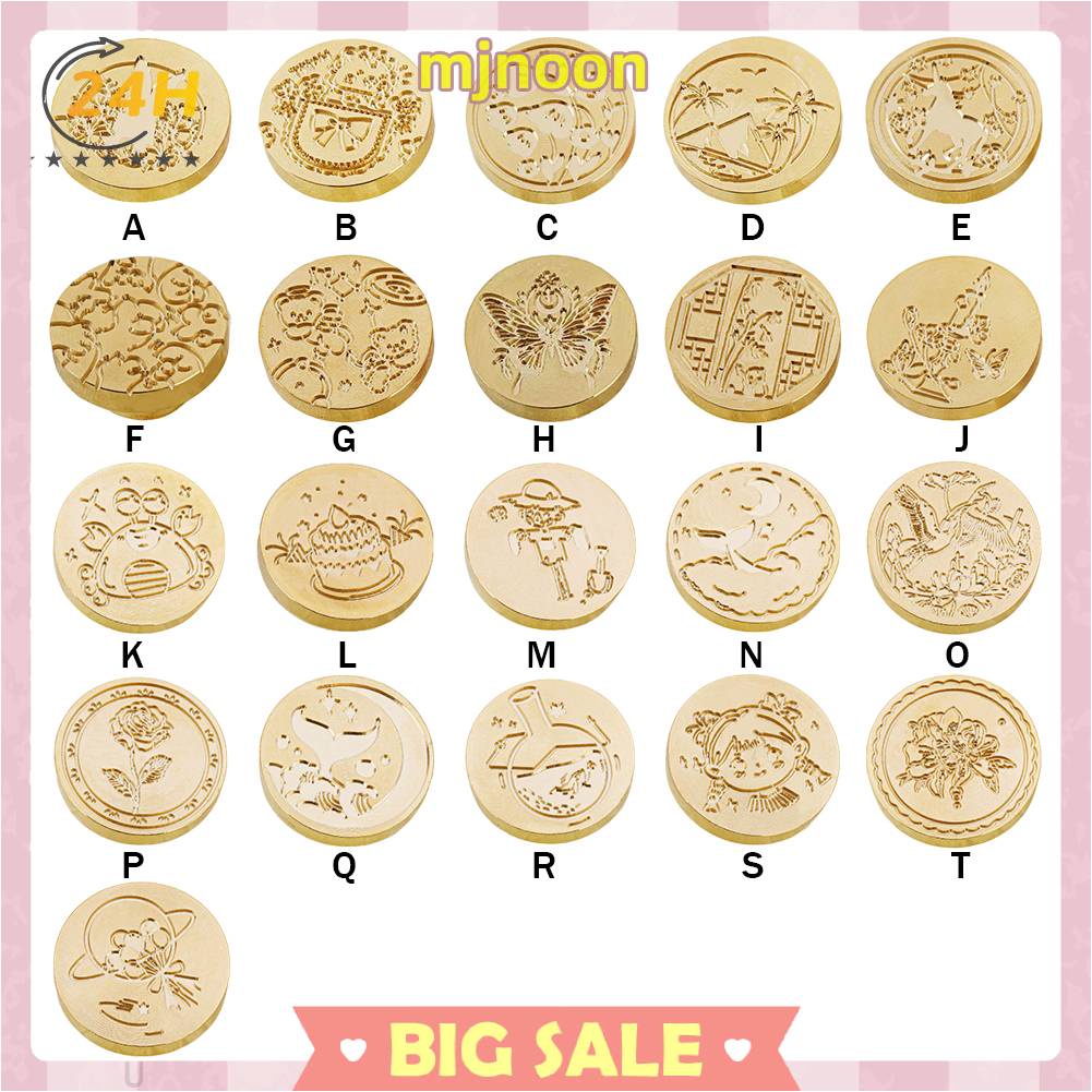 Con Dấu Đóng Sáp Đầu Đồng DIY Trang Trí Đám Cưới